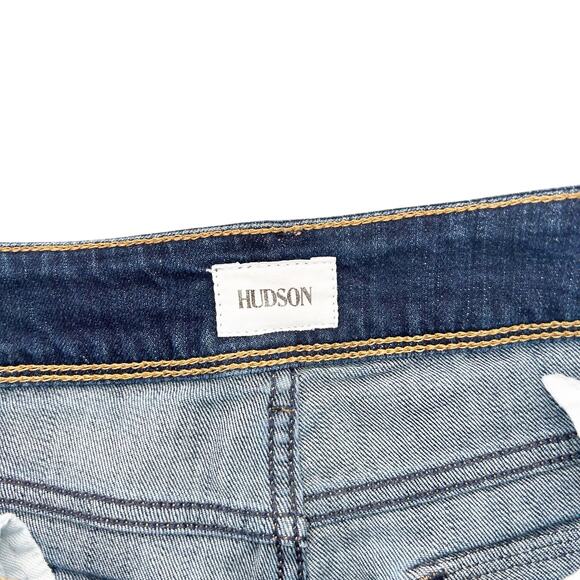 Hudson Croxley Mid Thigh Jean Shorts Sz 28 - Picture 3 of 7